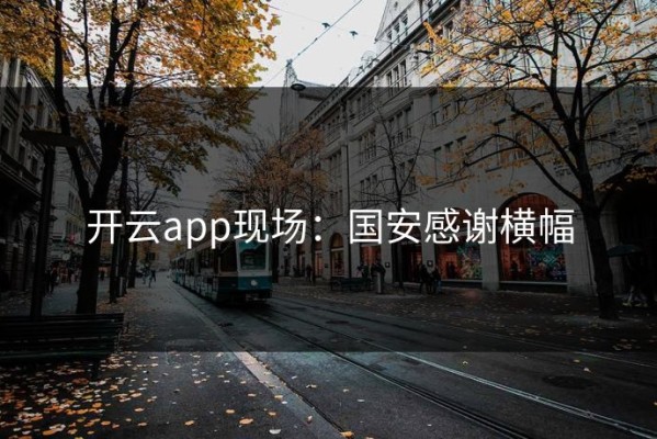 开云app现场：国安感谢横幅