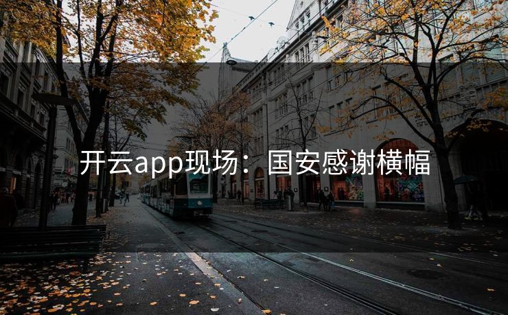 开云app现场：国安感谢横幅